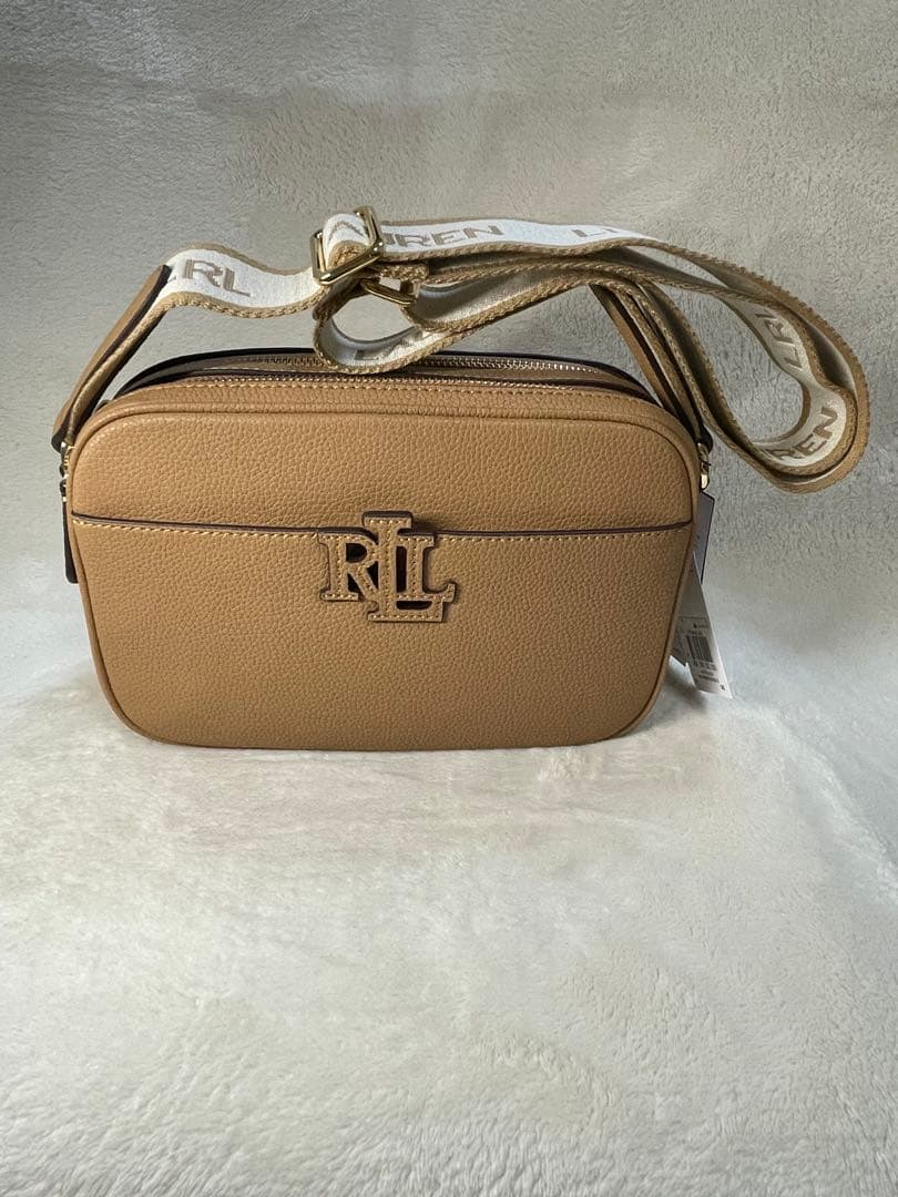 柘榴 　RALPH LAUREN ショルダーバック キャメル