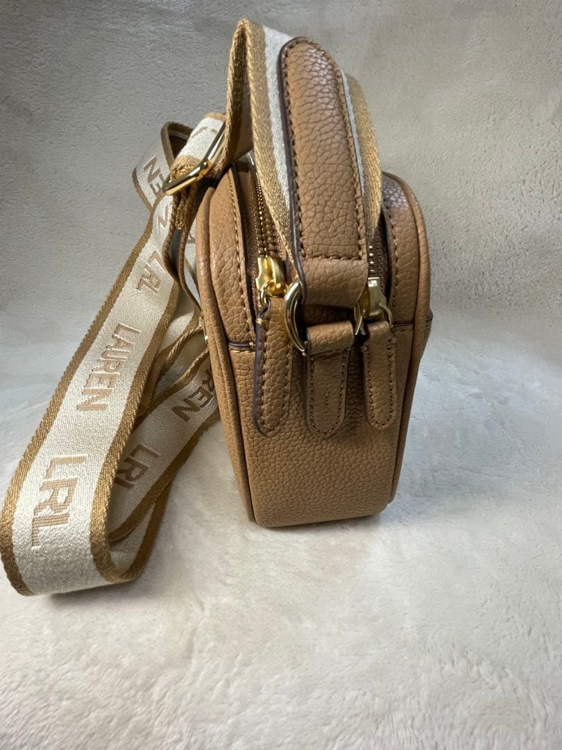 柘榴 　RALPH LAUREN ショルダーバック キャメル