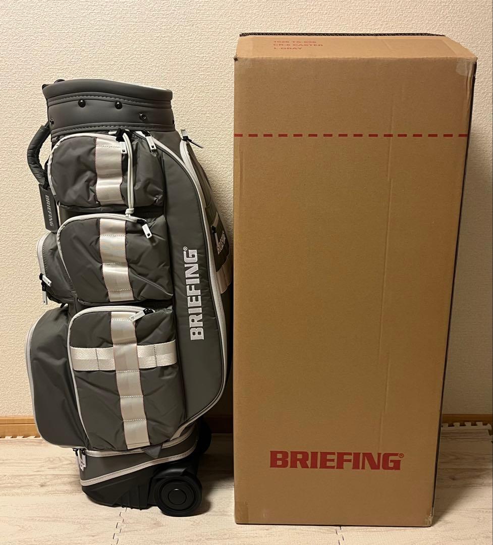【新品】BRIEFING キャディバッグ CR-6 CASTER ライトグレー