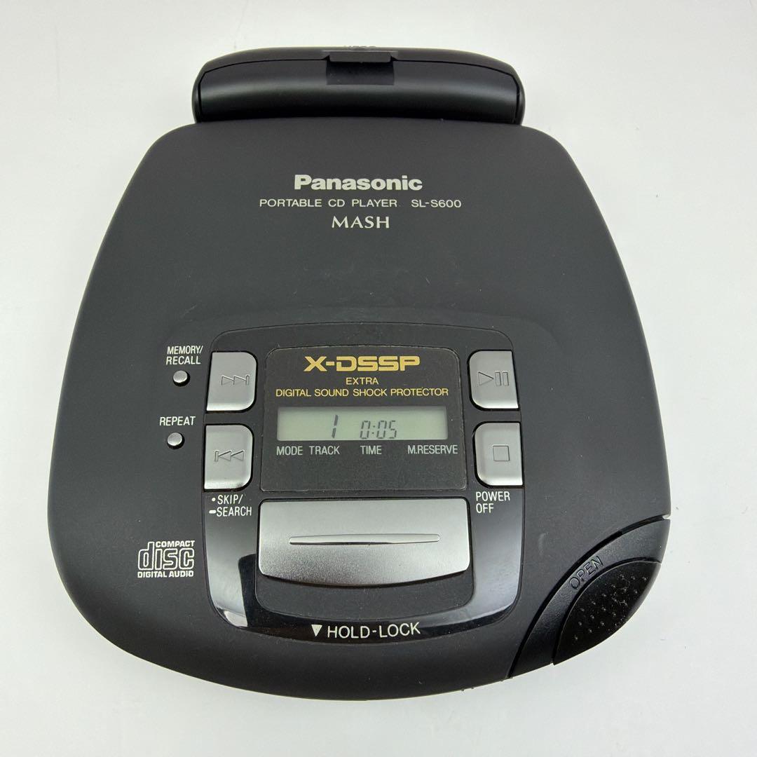 【完動品】Panasonic SL-S600-K CDプレーヤー MASH