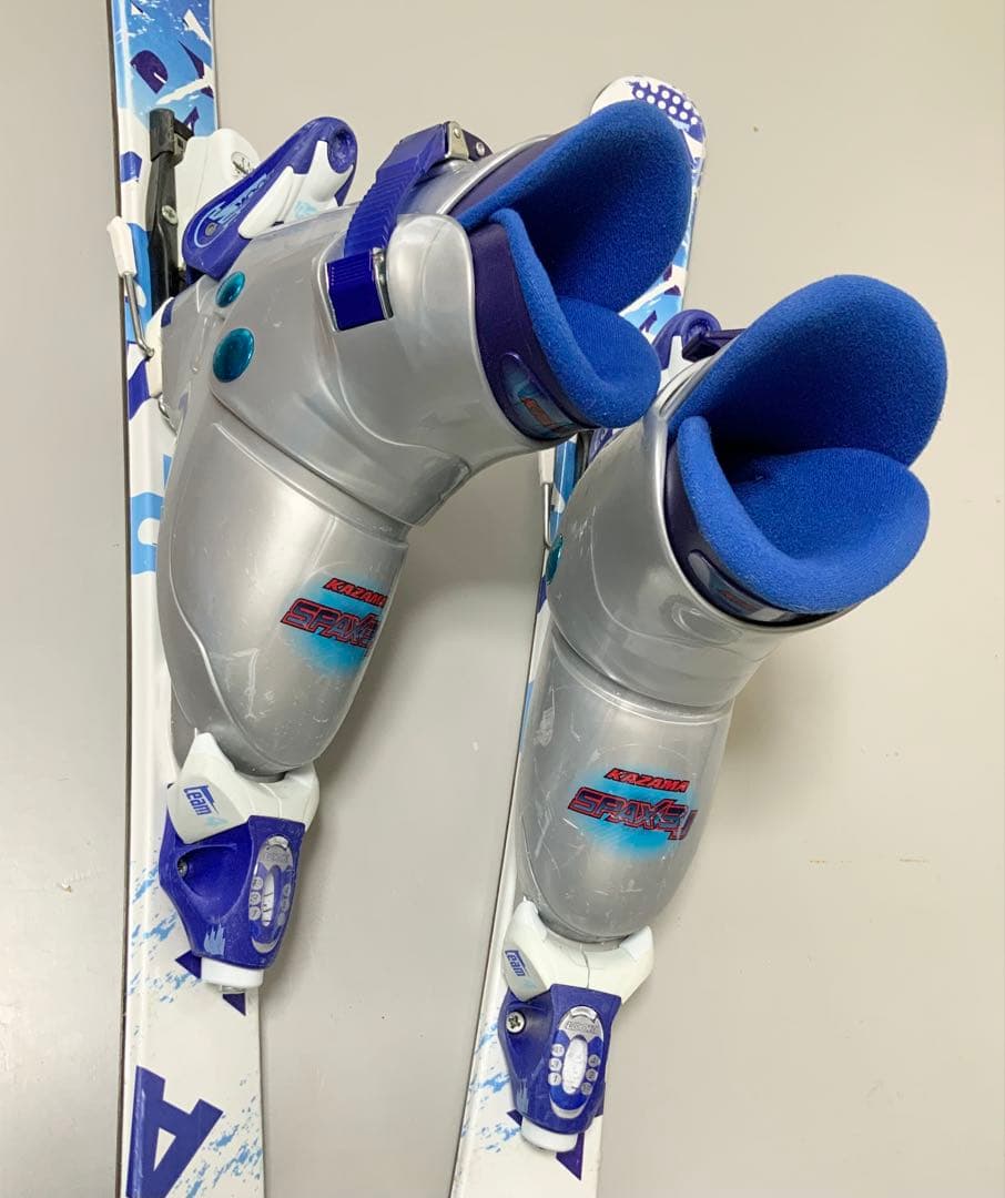 KAZAMA ジュニアスキーセット　板106cm／ブーツ21cm
