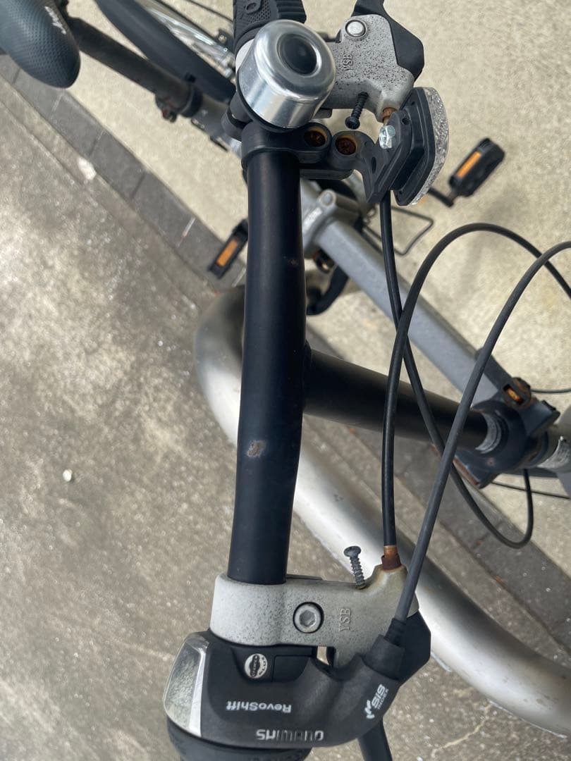 Jeep 折りたたみ自転車 グレー 前面バスケット付き