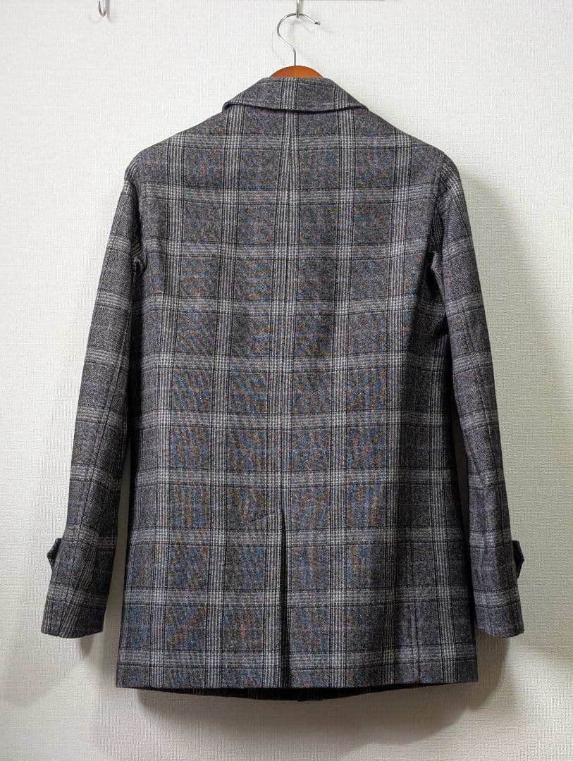 【HERNO】イタリア製 中綿 防寒 ステンカラーコート グレー