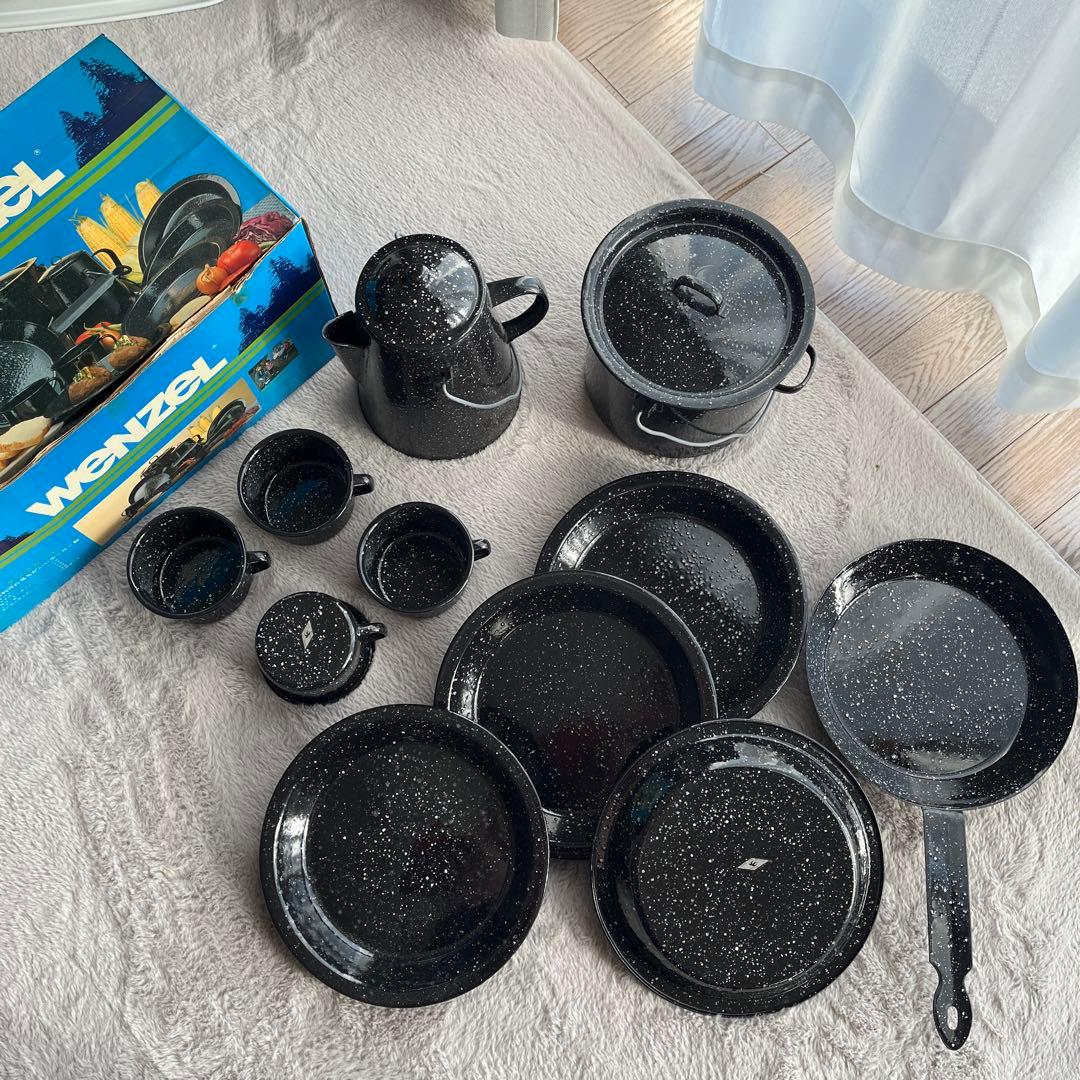 Wenzel エナメル食器セット 11点