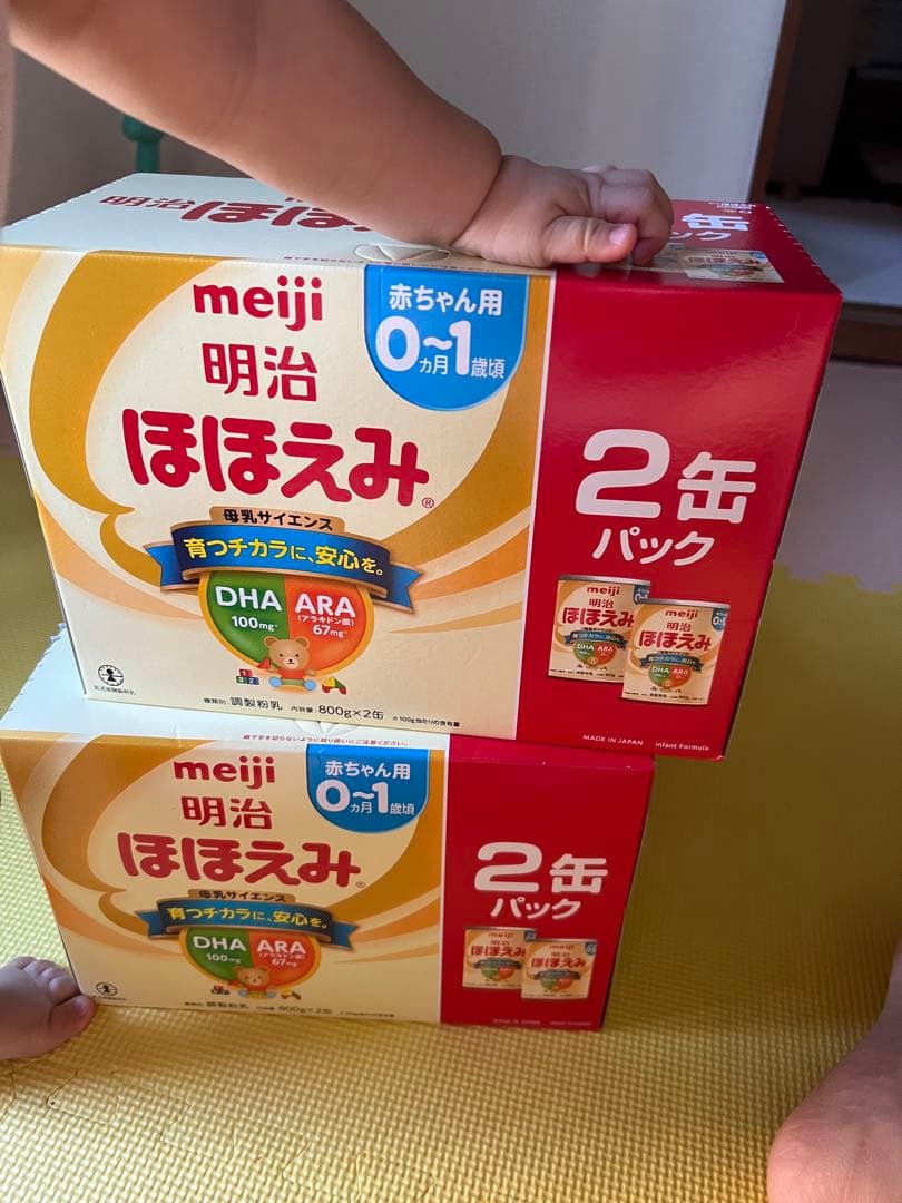 meiji ほほえみ 800g *9缶と10本入れ