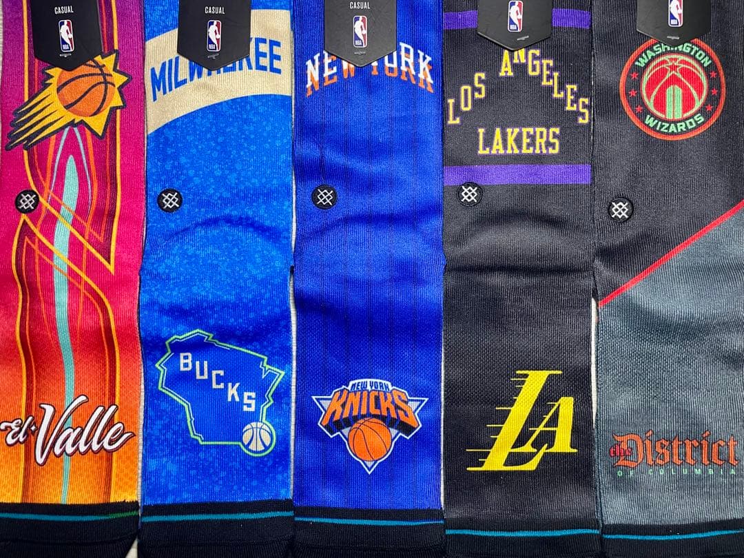 STANCE NBA チームソックス 5足セット L/XL