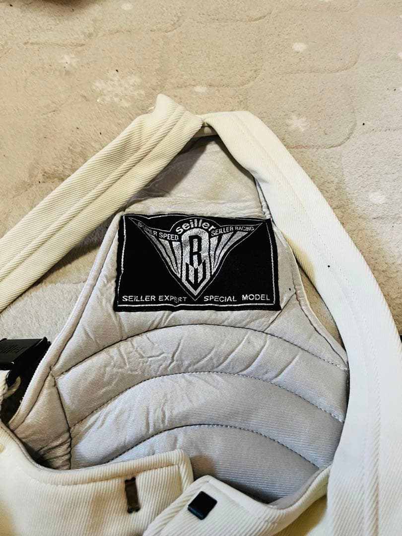 seiller スキーウェア セットアップL ホワイト/グリーン