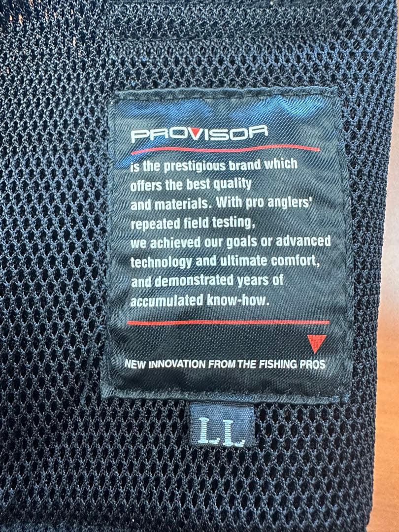 値下げ　プロバイザー　PROVISOR フィッシング　鮎ベスト 渓流ベスト　黒