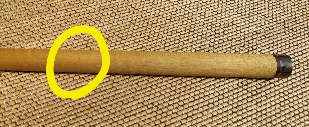 ば*あ様 希少！ビリヤード　中古カスタムキュー　ヒューブラー　Huebler