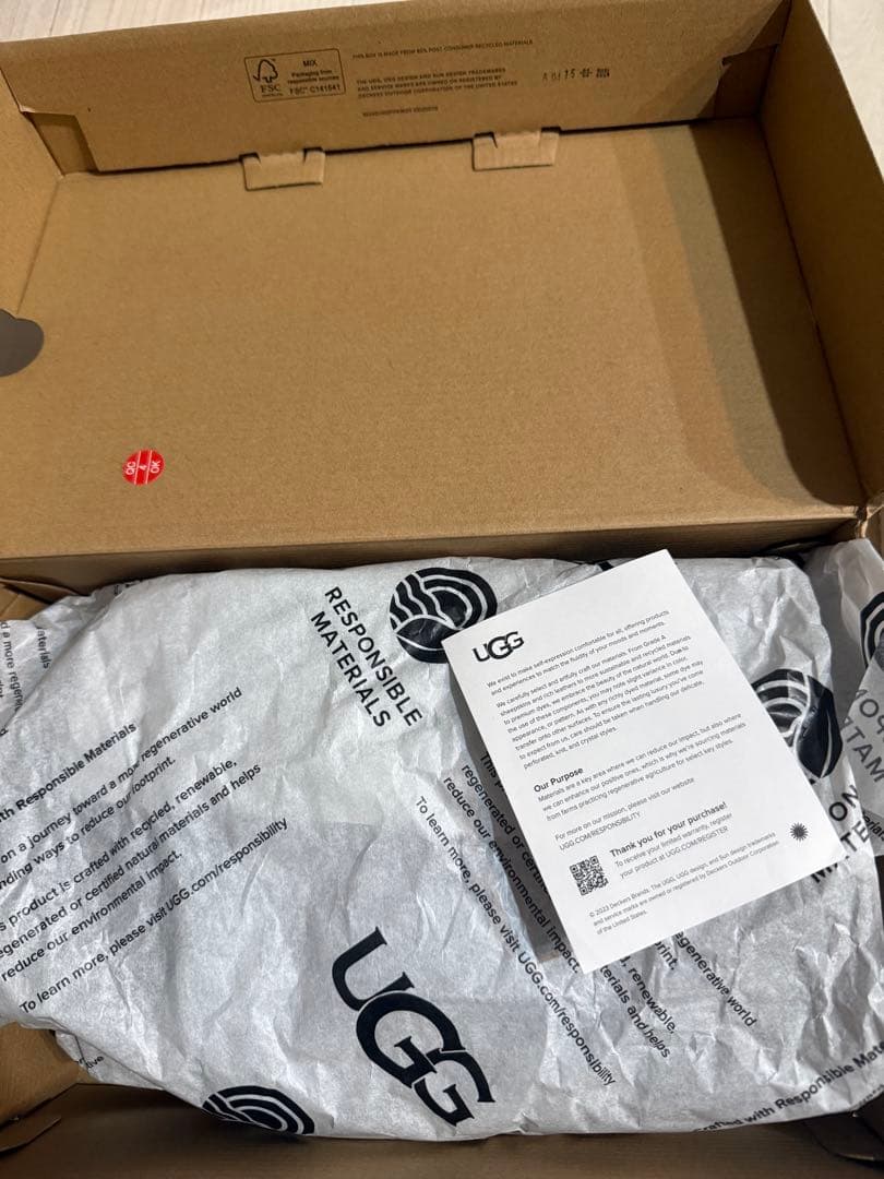 UGG Australia 22.5㎝　ムートン　スリッパ　ファンケット