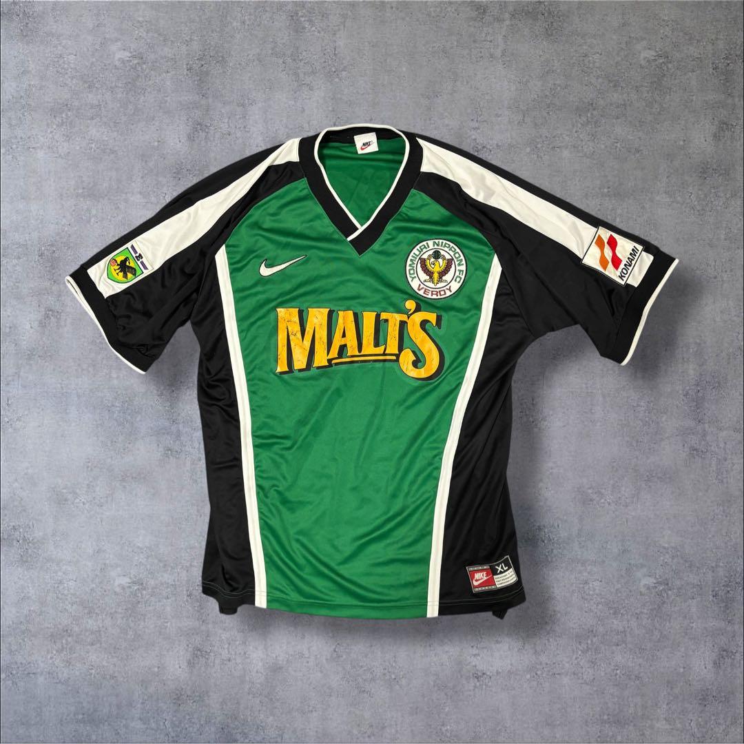 超希少▲90s ナイキ ヴェルディ川崎 ユニフォーム1998 サントリー　モルツ