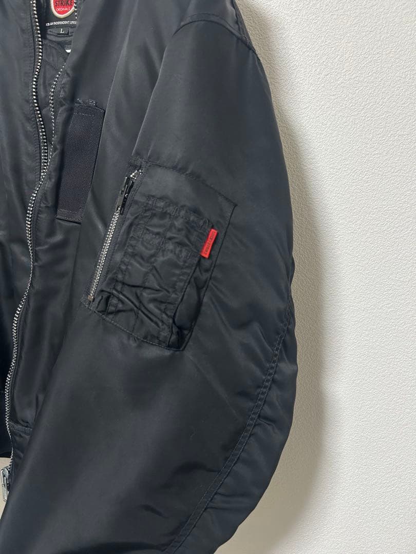 LUCKY STRIKE MA-1 ラッキーストライク ブラック