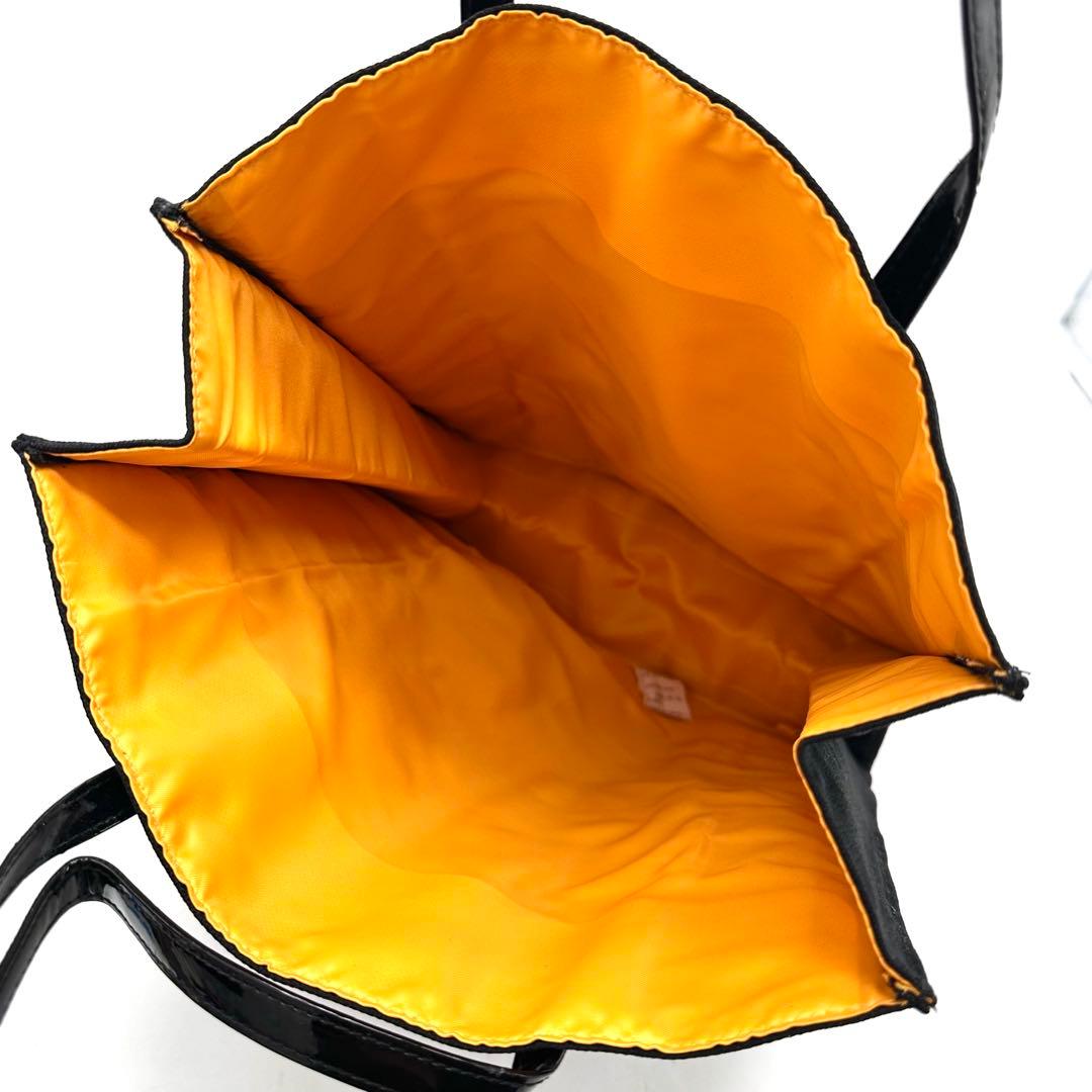 【未使用品】FENDI PERFUMES トートバッグ A4可 キャンバス 黒