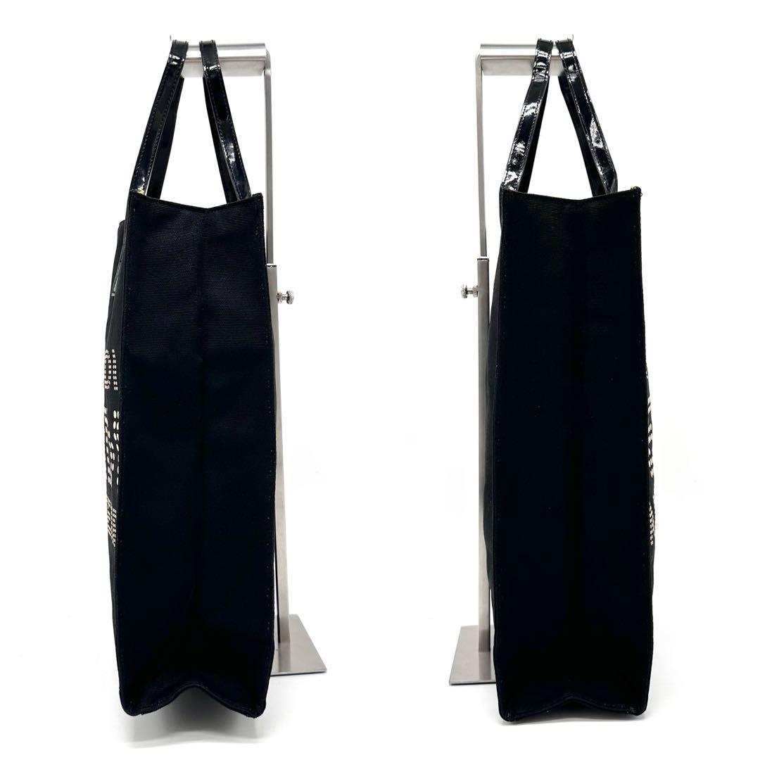 【未使用品】FENDI PERFUMES トートバッグ A4可 キャンバス 黒