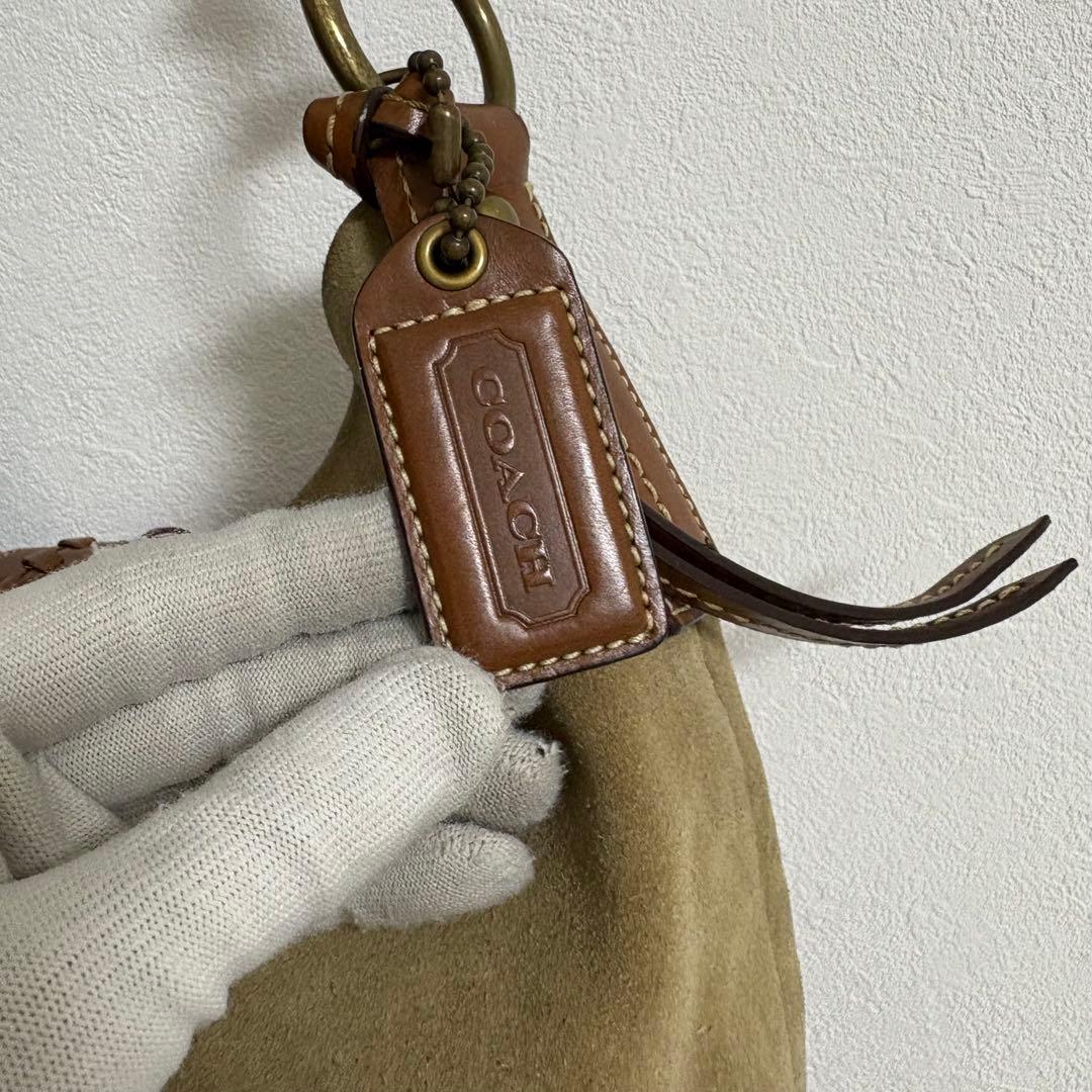 バッグ Coach Fringe Duffle Medium Hobo Bag