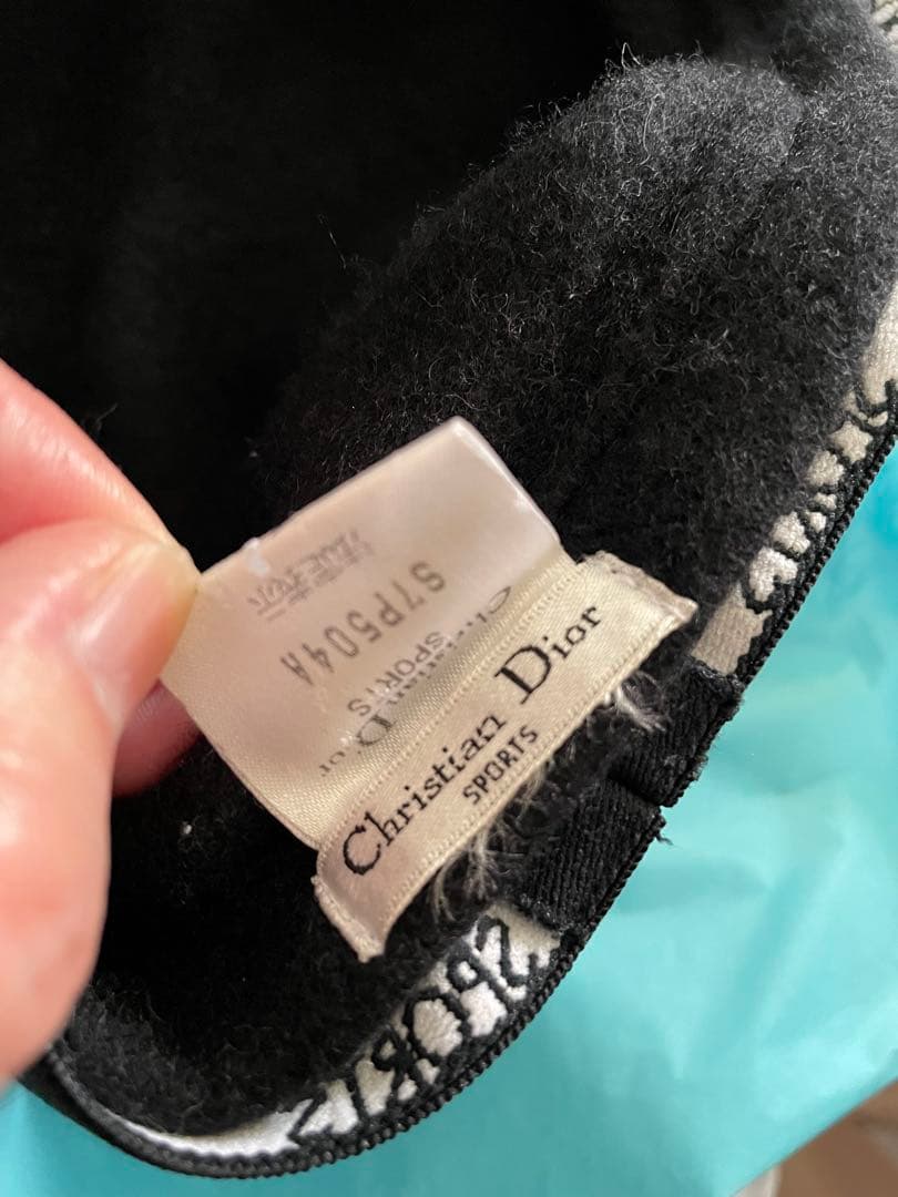 Christian DIOR SPORTS 黒 ベレー帽