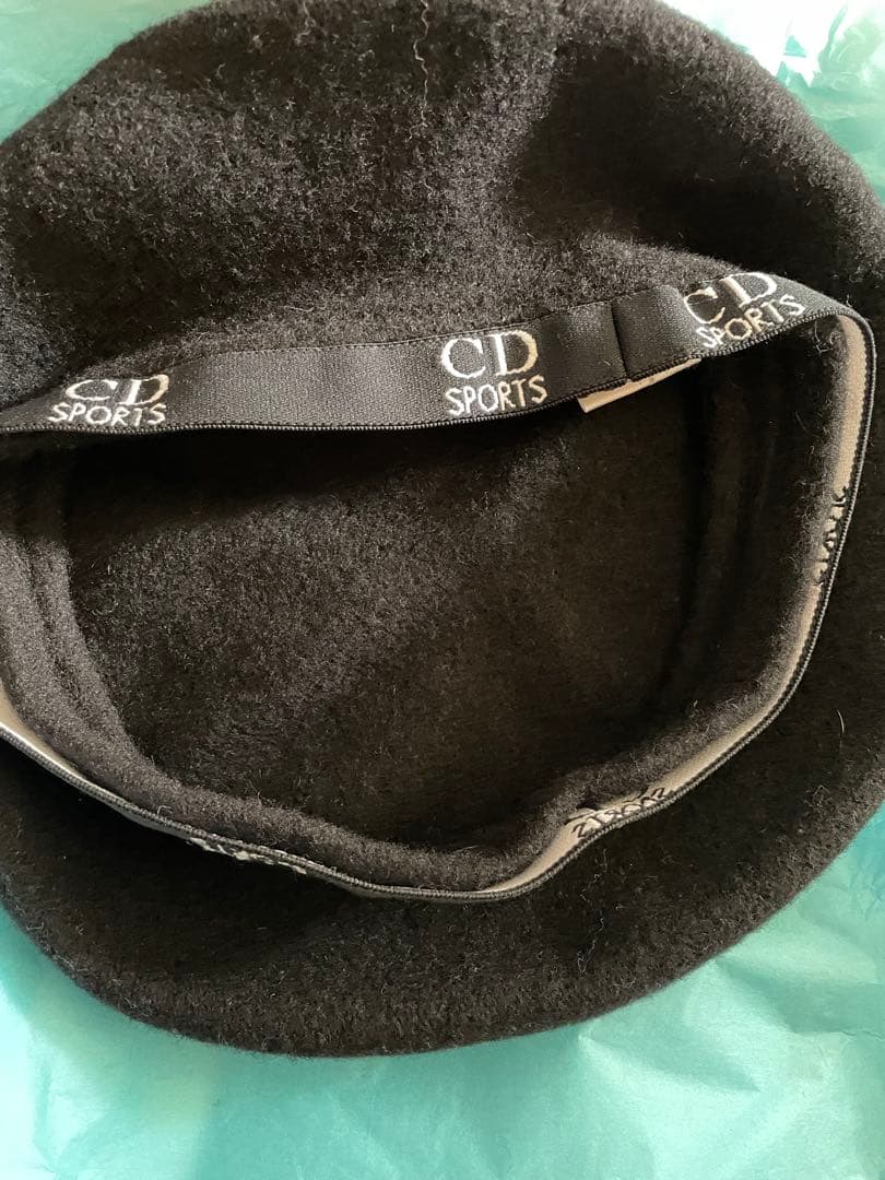 Christian DIOR SPORTS 黒 ベレー帽