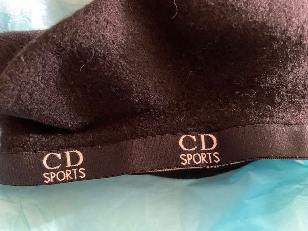 Christian DIOR SPORTS 黒 ベレー帽
