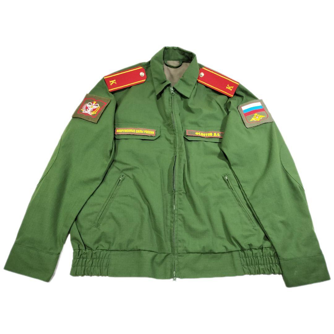 ロシア軍 実物 Военторг製 陸軍士官候補生 長袖 常勤服 48-3