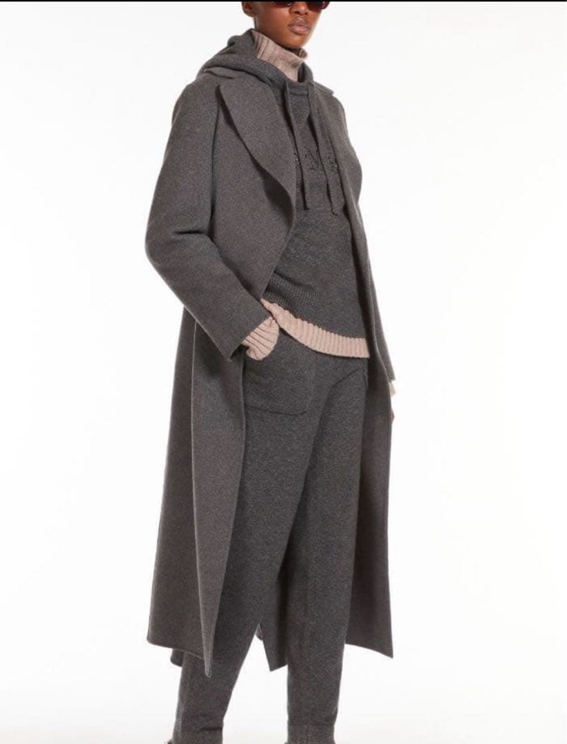 S MaxMara グレー ロングコート