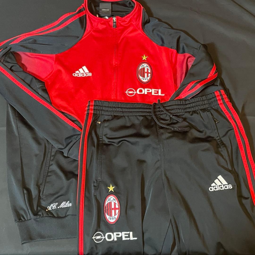 【激レア・正規品】ACミラン 2004 adidas ジャージ上下L OPEL