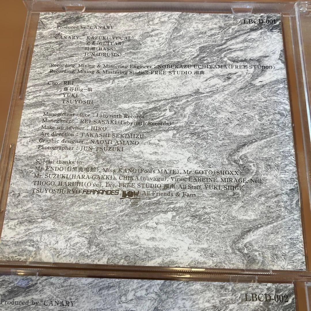 CANARY 羅紗 嘆きの楽園 非売品ステッカー2枚付き　CD3枚セット