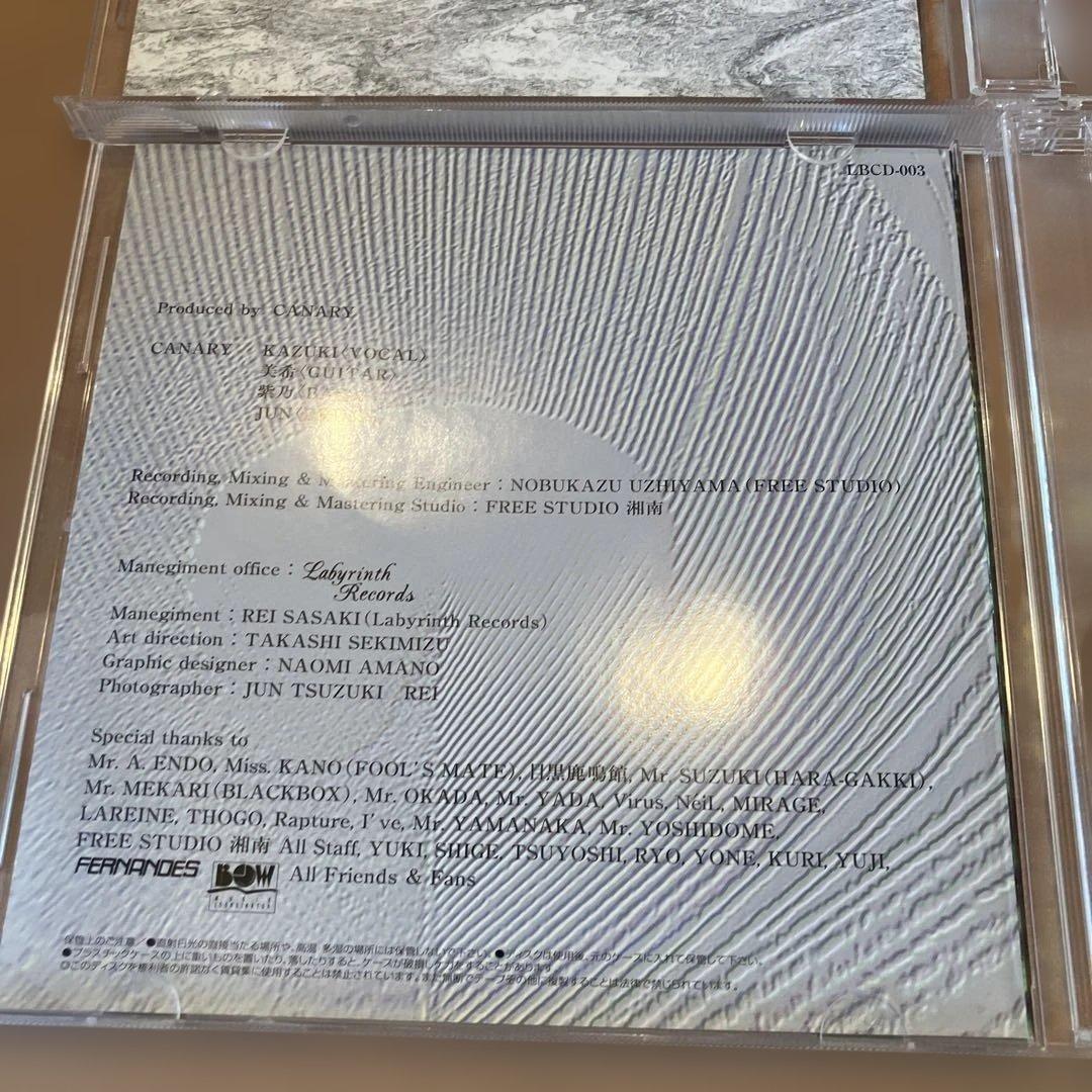 CANARY 羅紗 嘆きの楽園 非売品ステッカー2枚付き　CD3枚セット