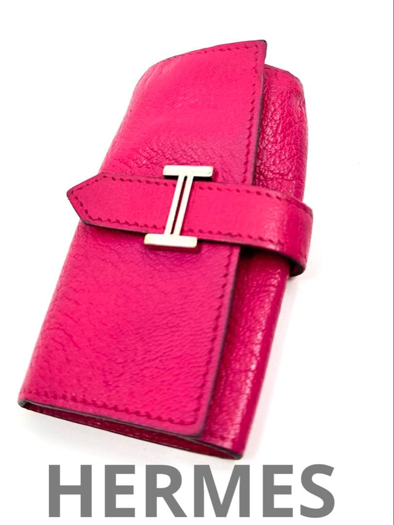 HERMES ベアン ヴォーエプソン 4連 キーケース◻︎M刻印（342_10)