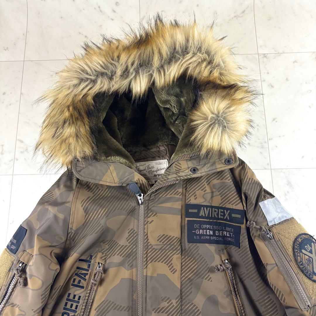 【極美品】アヴィレックス N-3B フライトジャケット モデファイ ハロ L