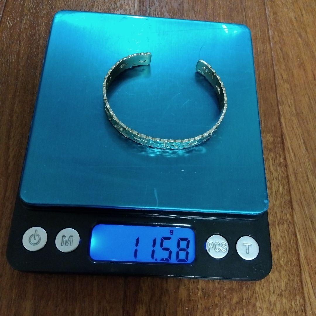 ハワイアンジュエリー バングル SILVER925 約8mm幅 銀製 シルバー製