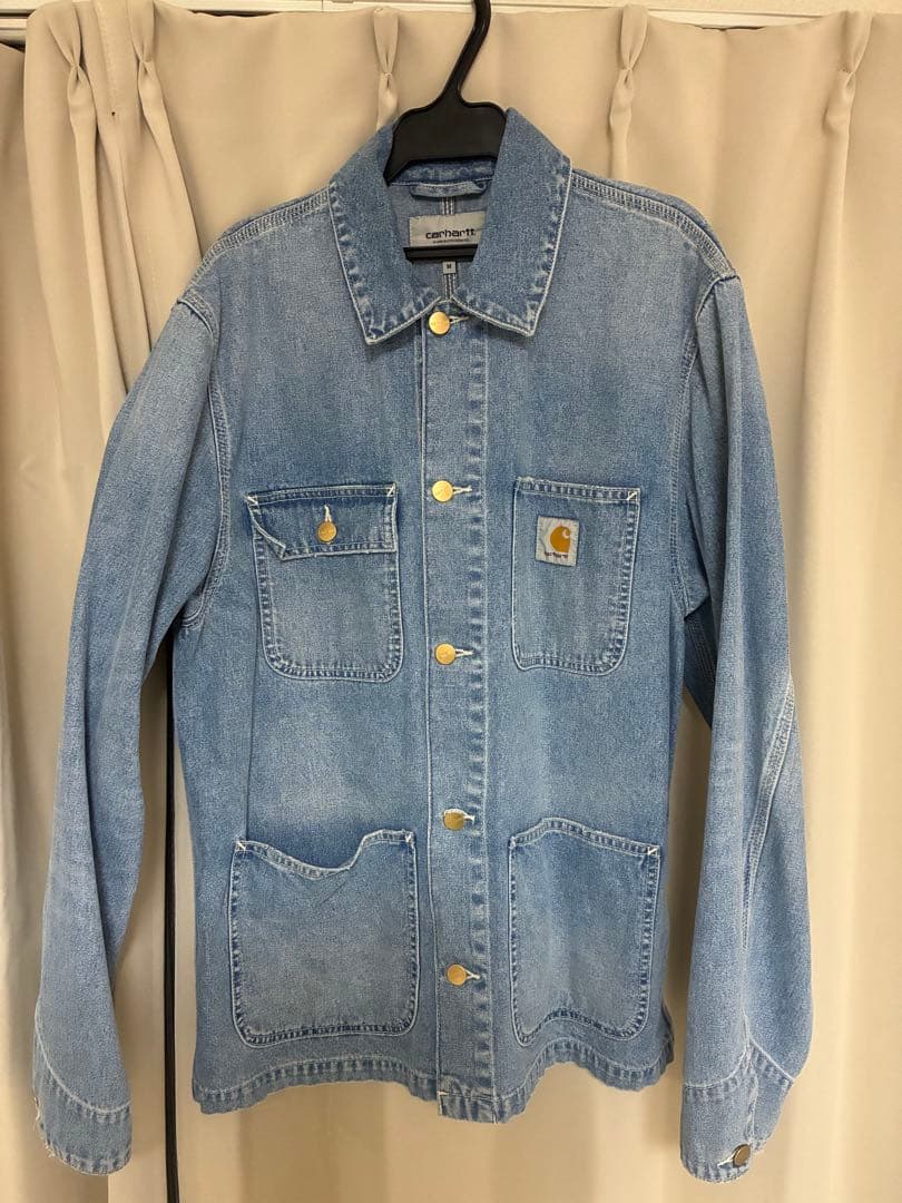 11/20まで値引き Carhartt デニムカバーオール M ライトブルー