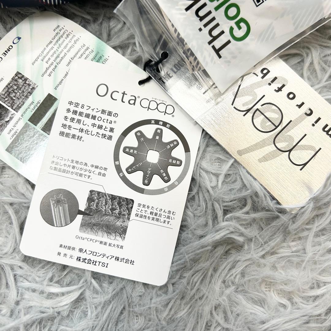 新品　パーリーゲイツ　ワンピース　中綿　チェック柄　フーディ　ベージュ　サイズ2