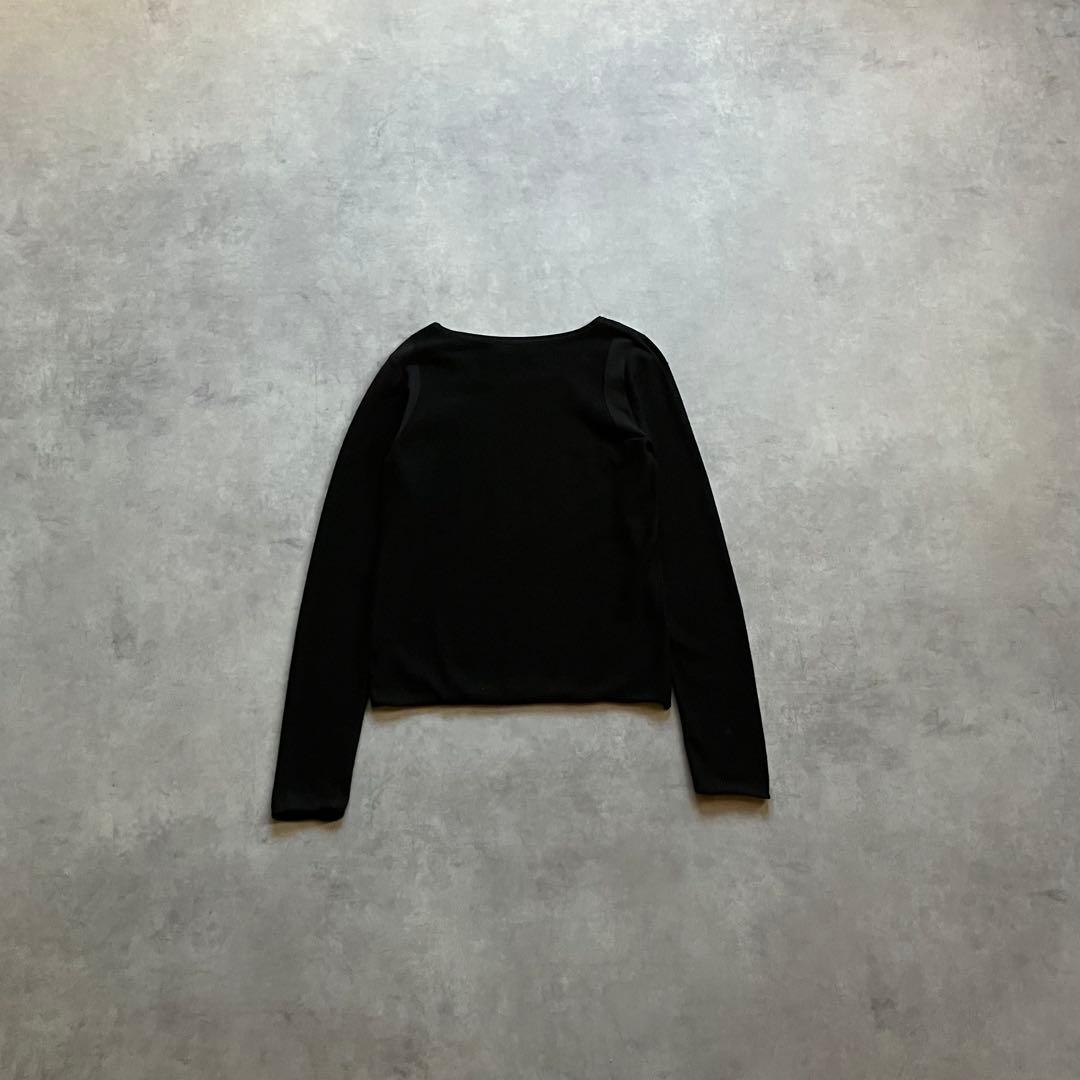 トップス 00s archive emporio armani silk cutsew