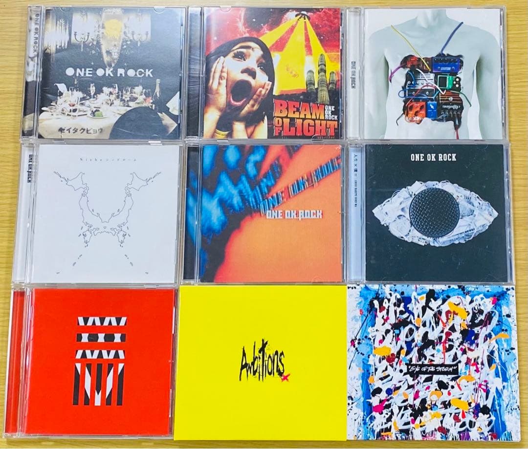 ONE OK ROCK CD アルバム 9枚セット 《初回盤 CD+DVDあり》