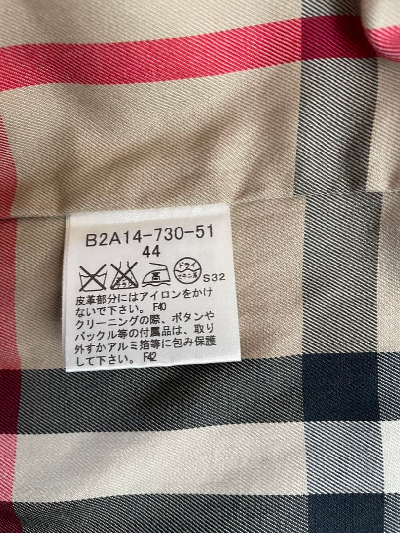 バーバリーロンドン　 コート　 百貨店購入　 １回着用　 ほとんど新品に近い美品