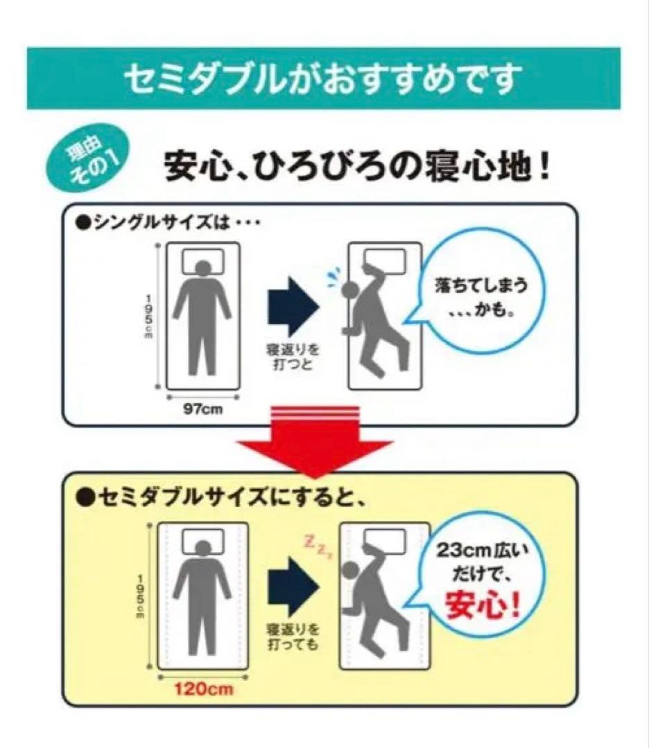 【手渡し】ニトリ　セミダブル　すのこチェストベッドフレーム　グレーウォッシュ