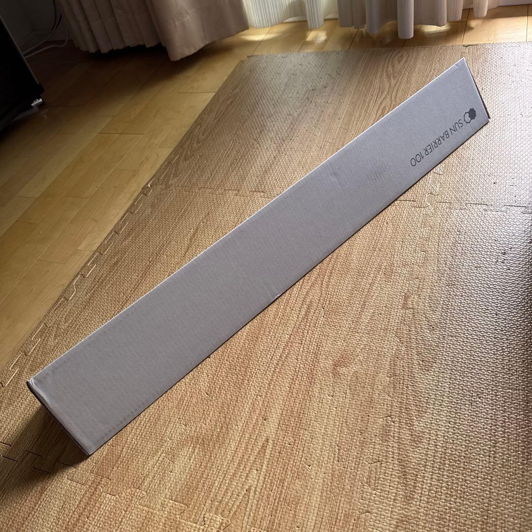 サンバリア100 晴雨兼用グレーとホワイトのチェック傘