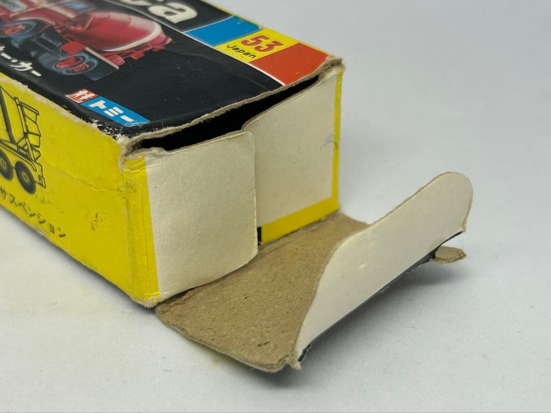 トミカ No.53 日野 ミキサー・カー 日本製 黒箱 艶箱 当時物