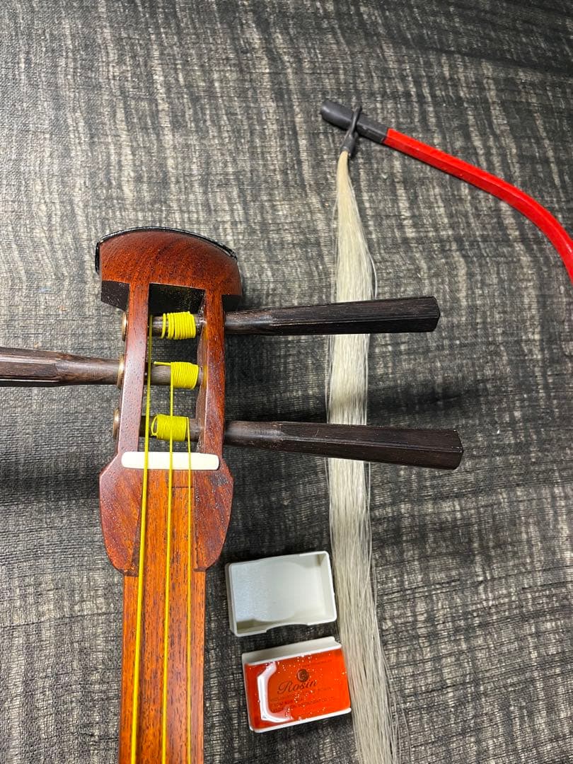 和胡弓木製　弓　付属品セット