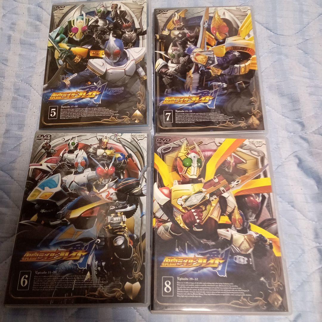 d*7様 仮面ライダーブレイド DVD 全12巻セット説明必読お願いします。