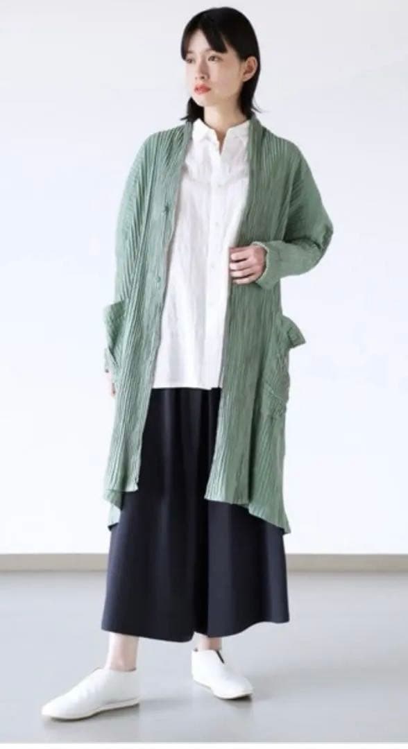 Plantation プランテーション Bizen WAVE ロングカーディガン