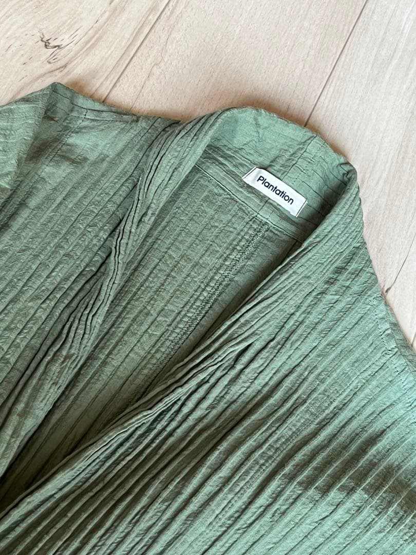 Plantation プランテーション Bizen WAVE ロングカーディガン