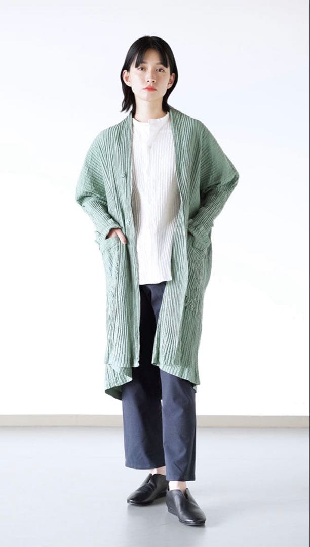 Plantation プランテーション Bizen WAVE ロングカーディガン