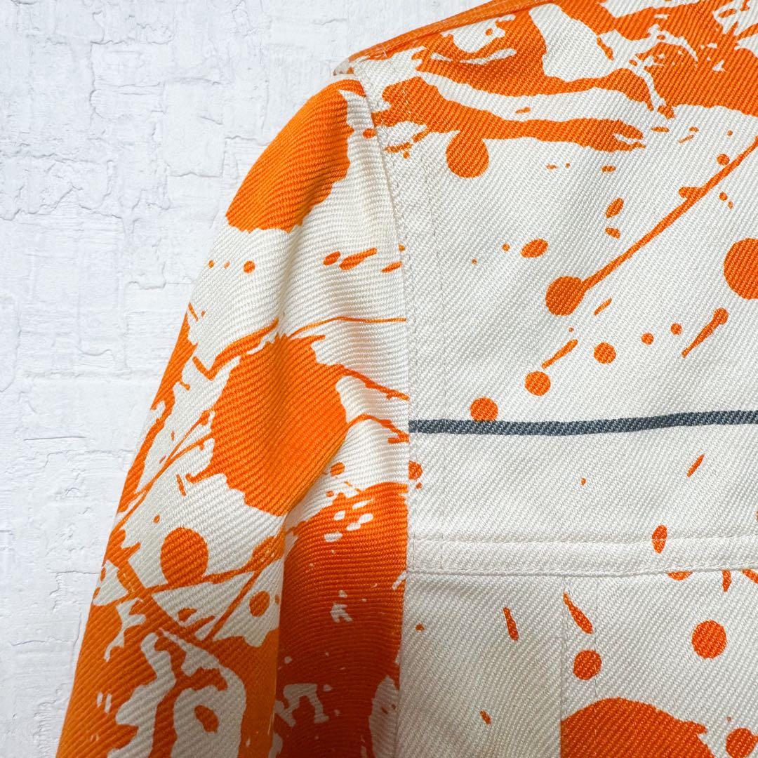 【マルジェラ期】 HERMES 03SS ペイント加工 ジャケット マルジェラ期