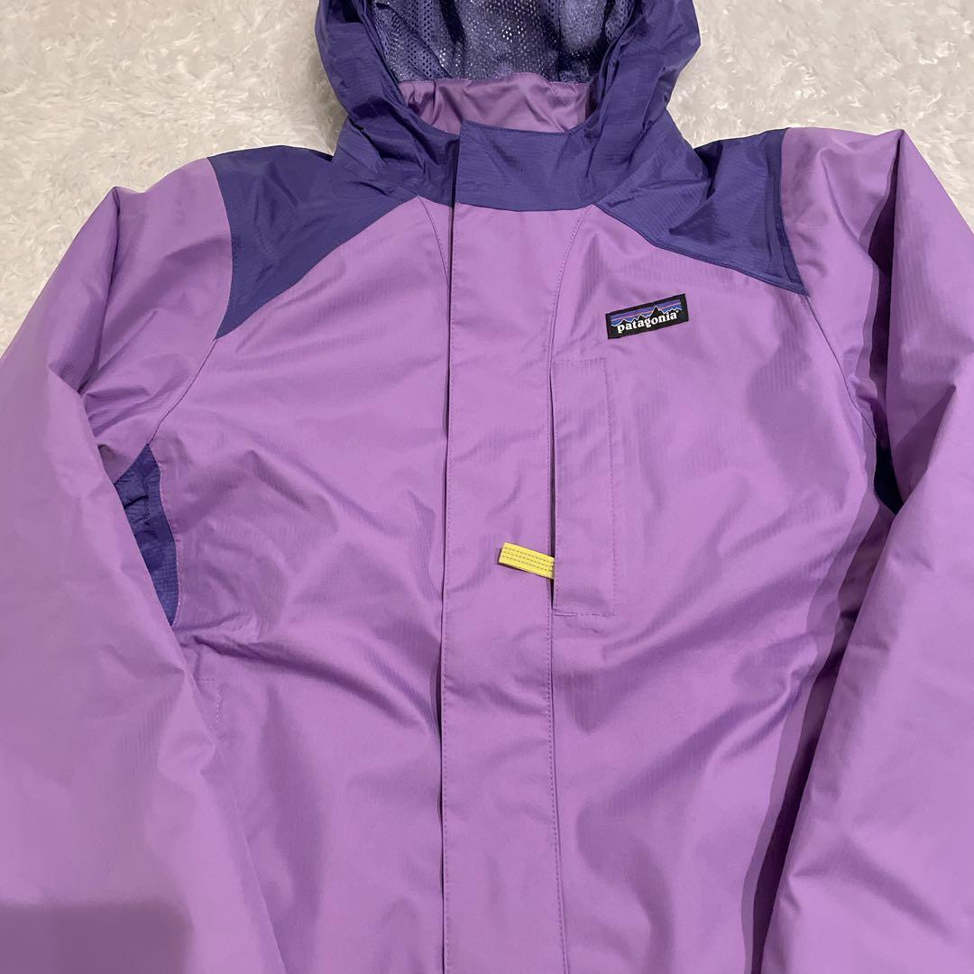 Patagonia極美品✨3way スキーウェア　アウター　パープル　キッズL