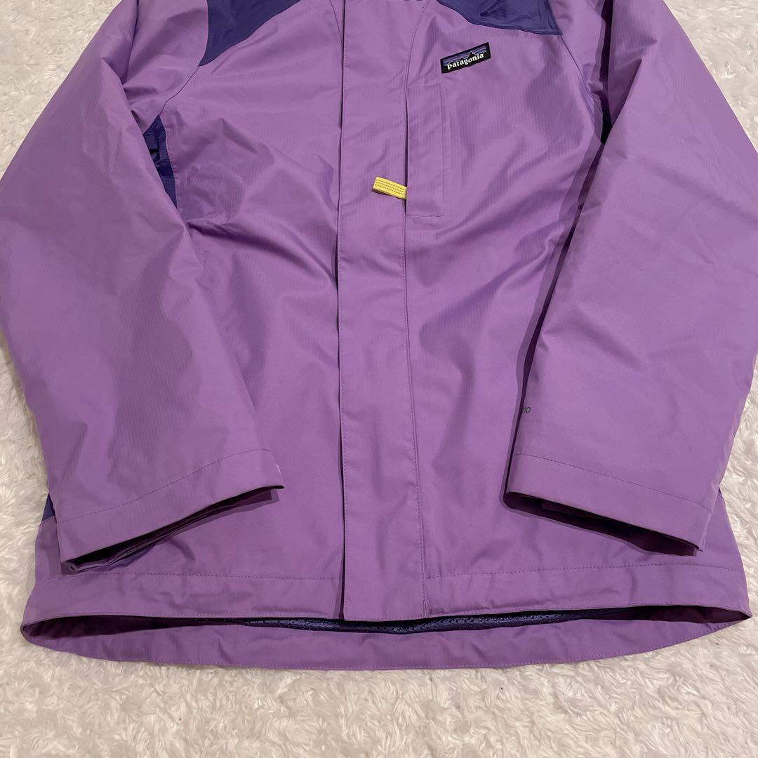 Patagonia極美品✨3way スキーウェア　アウター　パープル　キッズL