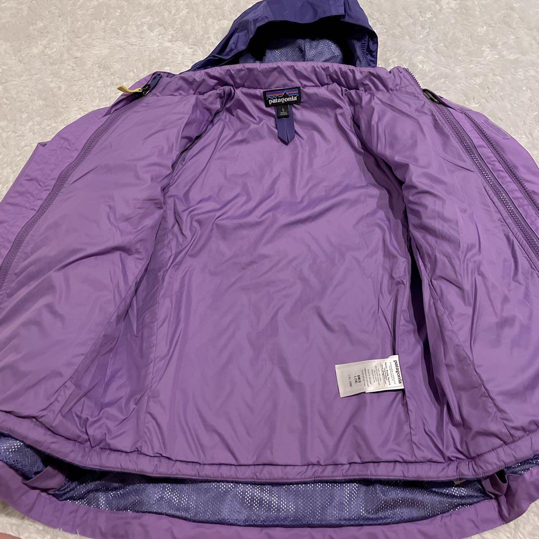 Patagonia極美品✨3way スキーウェア　アウター　パープル　キッズL