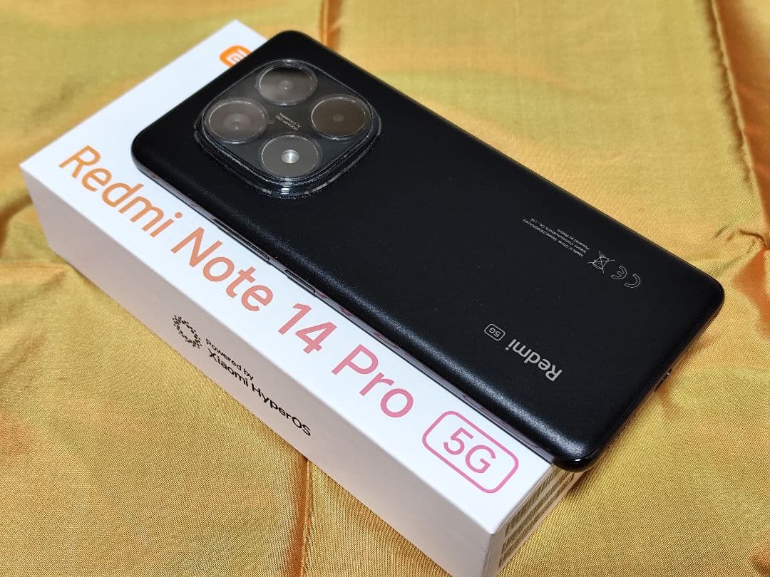 Xiaomi Redmi Note 14 Pro 5G 12GB+512GB 黒