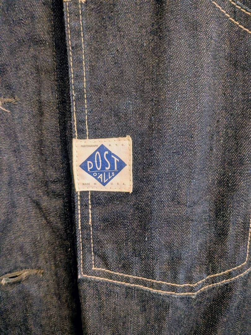 POST O'ALLS ポストオーバーオールズ　カバーオール USA製 Mサイズ