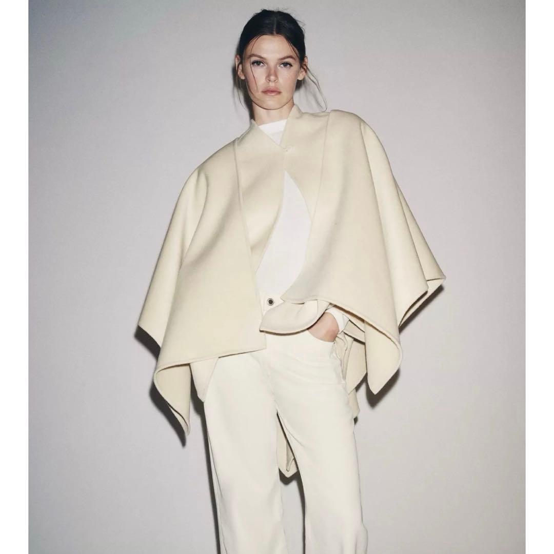ZARA ウールケープコートXS 完売品
